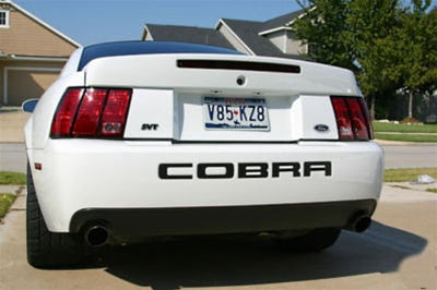 Mustang Vinyl Bumper Inserts Cobra SVT