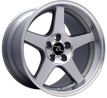 Load image into Gallery viewer, Deep dish Silver Cobra Wheel for 1994 - 2004 Ford Mustangs in 17x10.5 inch