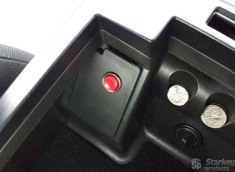 Mustang trunk release button