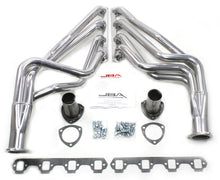 Load image into Gallery viewer, JBA 65-73 Ford Mustang 260-302/71-73 Ford 260-351W SBF 1-5/8in Primary Silver Ctd Long Tube Header
