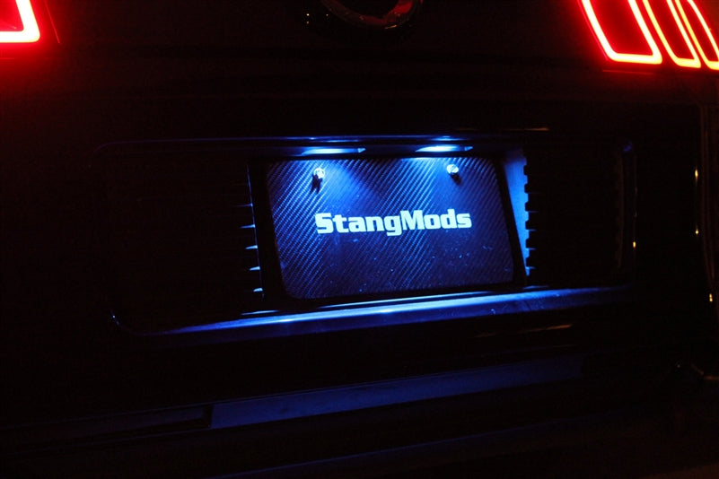 Blue LED Mustang License Plate Bulb