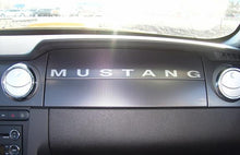 Load image into Gallery viewer, Vinyl Mustang Large Text Dash Decal for 05-13