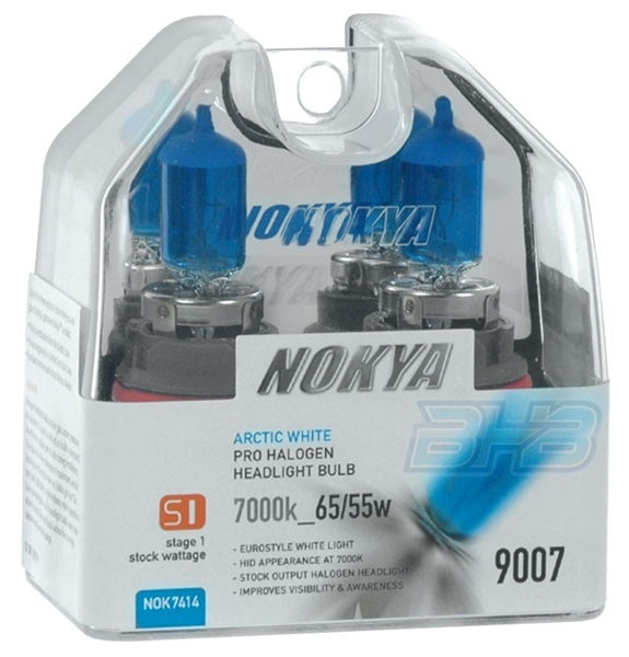 Nokya Arctic White Stage 1 9007 Headlight Bulbs for 94-04 Mustang & Ford Truck