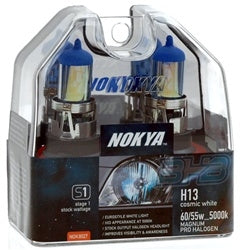 Nokya Cosmic White H13 Headlight Bulbs for 05-13 Mustang