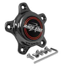 Load image into Gallery viewer, Race Star 5 Lug Cap Short Plastic Dark Star (incl. Medallion & Screws)