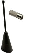 Load image into Gallery viewer, 4&quot; Black Powder Coated Shorty Antenna for 10-13