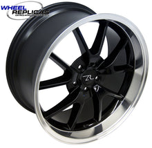 Load image into Gallery viewer, Black/Machined Lip FR500 Mustang Wheels 20x10
