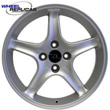Load image into Gallery viewer, 17x8 Silver Cobra R Wheel (87-93) full side view