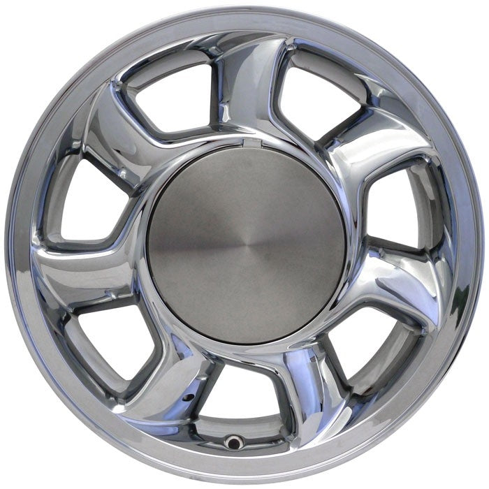 17x8.5 Chrome 93 Cobra Wheel Passenger Side (87-93) full side view