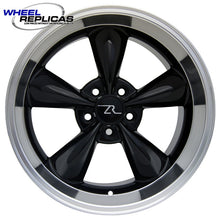 Load image into Gallery viewer, 18x10 Deep Dish Black Bullitt Wheel (94-04) full side view