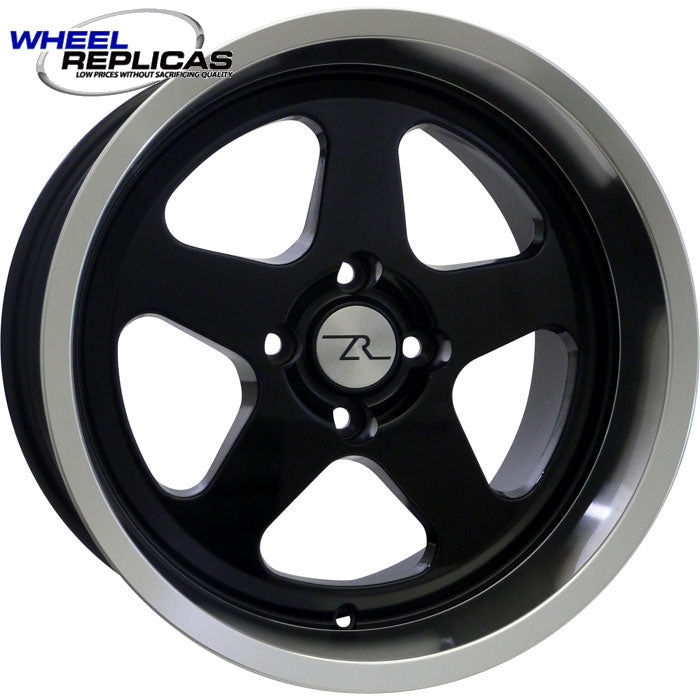 Deep Dish Black Wheel for 1994 - 2004 Ford Mustangs in 17x10 inch