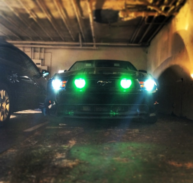 H10 Green LED Mustang Foglamp Bulb