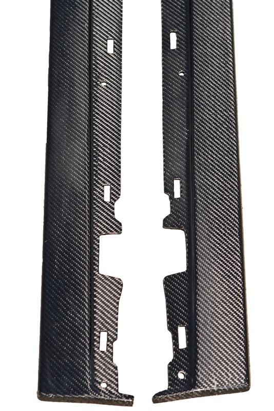 TruCarbon LG109 Carbon Fiber Side Skirt Splitters