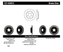 Load image into Gallery viewer, StopTech 04-10 Mazda3 Slotted & Drilled Left Rear Rotor