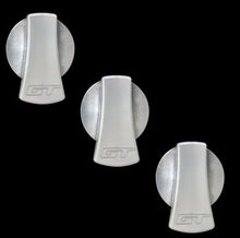 Load image into Gallery viewer, UPR Mustang Billet AC Knobs - Silver w/GT Engraving (05-09) 1003-07-07