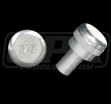 Load image into Gallery viewer, UPR Mustang Billet Satin Headlight Knob - V6 Engraved (94-04) 1004-09