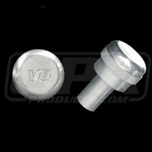 Load image into Gallery viewer, UPR Mustang Billet Polished Headlight Knob - V6 Engraved (94-04) 1004-10
