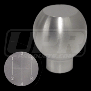 UPR Mustang Satin Billet Flat Top w/5 Speed Pattern Shift Knob (79-04) 1008-1-03