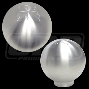 UPR Mustang Large Satin Billet Round Top w/5 Speed Pattern Shift Knob (79-04) 1008-2-05