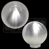UPR Large Satin Billet Round Top w-5 Speed Pattern Shift Knob (79-04)