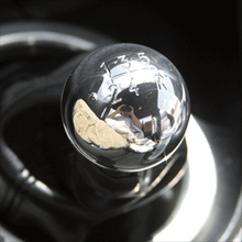 Load image into Gallery viewer, UPR Mustang Large Polished Billet Round Top w/5 Speed Pattern Shift Knob (79-04) 1008-2-06