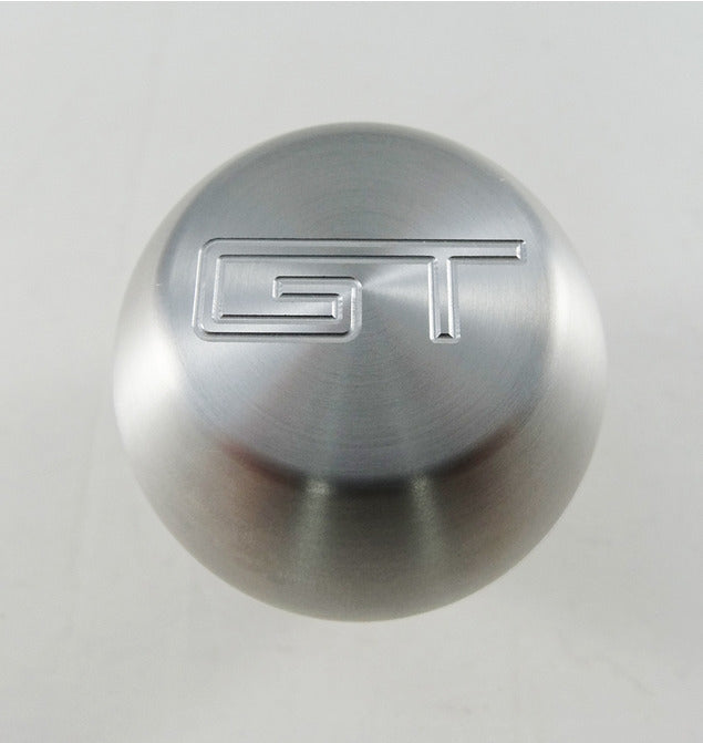 UPR Mustang Satin Billet Flat Top Shift Knob w/GT logo 1008-2-52