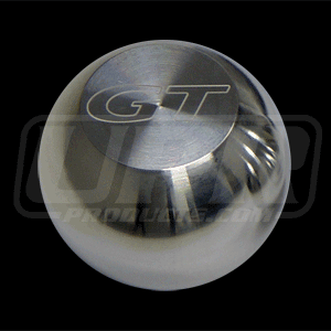 UPR Mustang Polished Billet Flat Top Shift Knob w/GT logo 1008-2-53