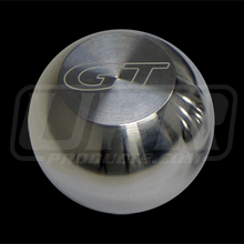 Load image into Gallery viewer, UPR Mustang Polished Billet Flat Top Shift Knob w/GT logo 1008-2-53