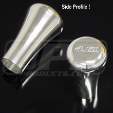 Load image into Gallery viewer, UPR Mustang Tall Polished Billet Shift Knob w/4.6L Logo (79-04) 1008-3-11
