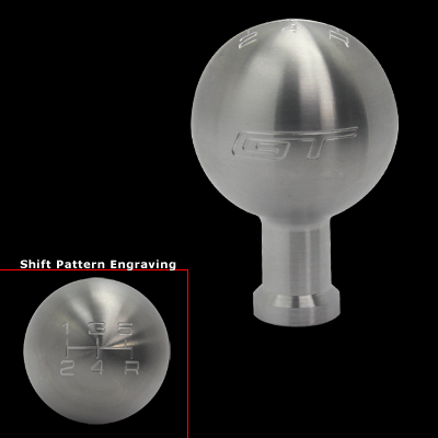 UPR  Mustang Satin Billet Ultimate Shift Knob w/GT Logo (79-04) 1008-3-30