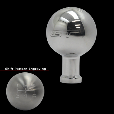 UPR  Mustang Polished Billet Ultimate Shift Knob w/GT Logo (79-04) 1008-3-31