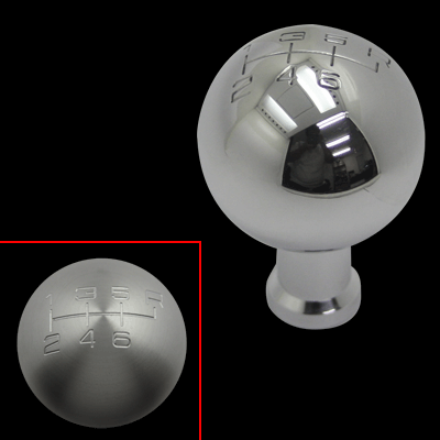 UPR Mustang Polished Billet Bullitt Style Shift Knob w/6 Speed Pattern (79-04) 1008-3-37