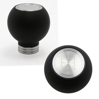 UPR Mustang Round Composite Shift Knob w/Satin 5 Speed Pattern (05-10) 1019-01