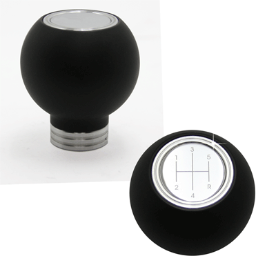 UPR Mustang Round Composite Shift Knob w/Polished 5 Speed Pattern (05-10) 1019-02