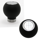 UPR Round Composite Shift Knob w-Polished 5 Speed Pattern (05-10)