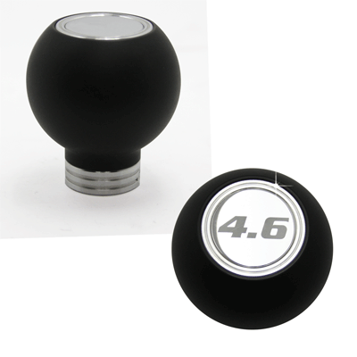 UPR Mustang Round Composite Shift Knob w/Polished 4.6 Logo (05-10) 1019-04