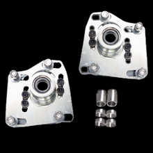 Load image into Gallery viewer, UPR Mustang Silver Steel 4 Bolt Caster Camber Plates (94-04) 2014-42