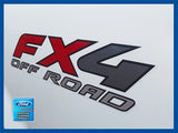 FX4 Off Road Black-Red Vinyl Decal 97-08 F150 (sold in pairs)