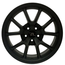 Load image into Gallery viewer, 18x9 Full Matte Black FR500 Wheel (94-04) full side view