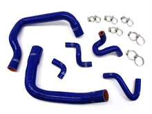 Load image into Gallery viewer, HPS Mustang Silicone Radiator Hose Kit - Blue (86-93 5.0) 57-1010-BLUE