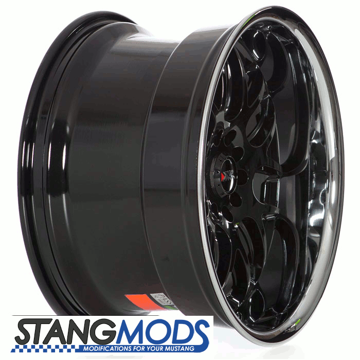 18x10.5 XXR526 Gloss Black Wheel (94-04) complete side view