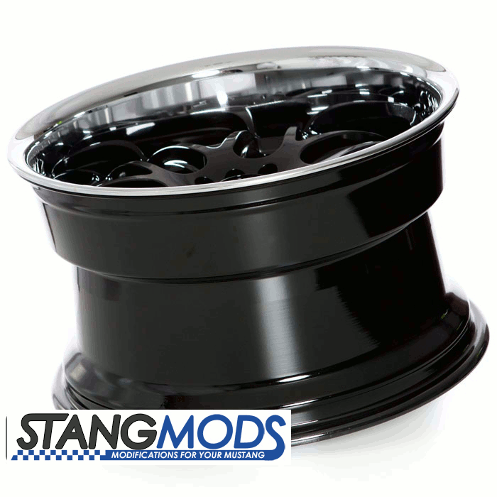 18x10.5 XXR526 Gloss Black Wheel (94-04) side view