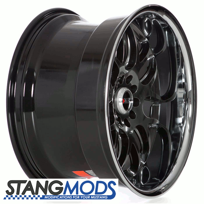 18x10.5 XXR526 Black Chrome Wheel (94-04) side view