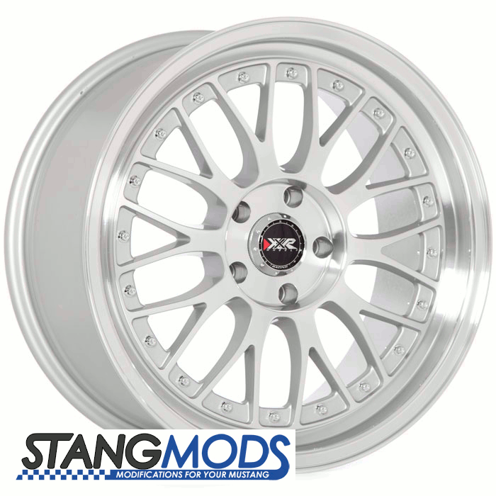 Mustang XXR521 Machined Silver Wheel 18x8.5 – StangMods LLC