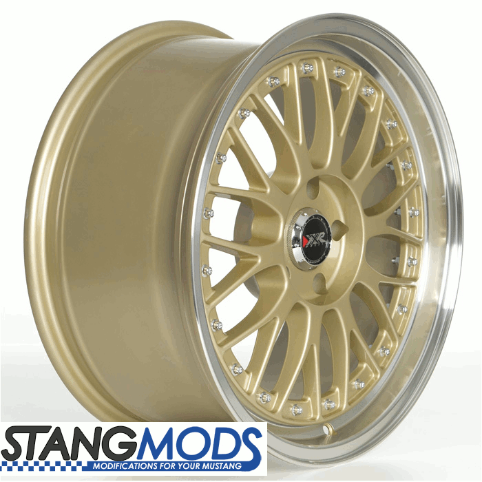 18x8.5 XXR521 Gold Wheel (94-04) side view