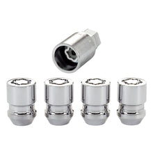 Load image into Gallery viewer, McGard Wheel Lock Nut Set - 4pk. (Cone Seat) M12X1.5 / 19mm & 21mm Dual Hex / 1.28in. L - Chrome