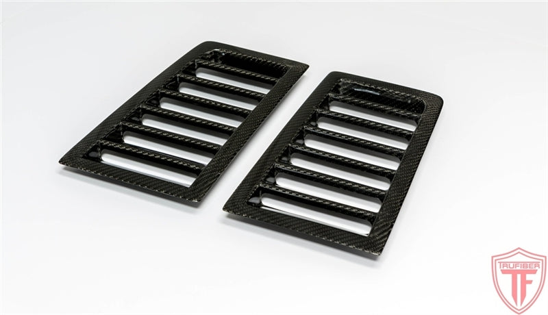 TruCarbon Mustang LG183 Carbon Hood Vents (Fits A53 & A53KR Hood 10-14) TC10025-LG183