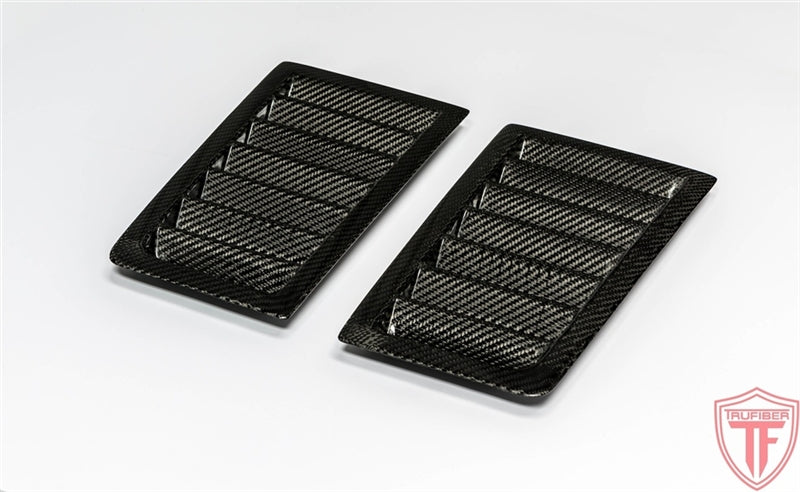 TruCarbon Mustang LG183 Carbon Hood Vents (Fits A53 & A53KR Hood 10-14) TC10025-LG183