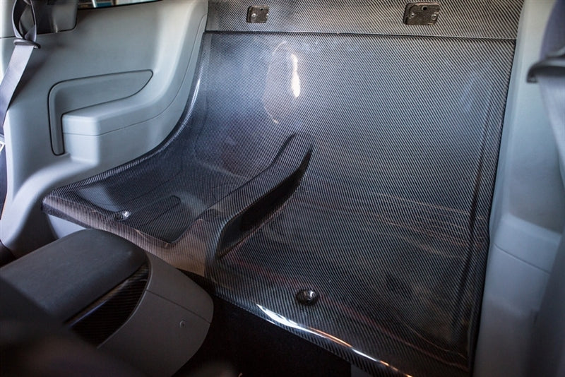 TruCarbon LG124 Mustang Carbon Fiber Rear Seat Delete (05-14 All) TC010-LG124
