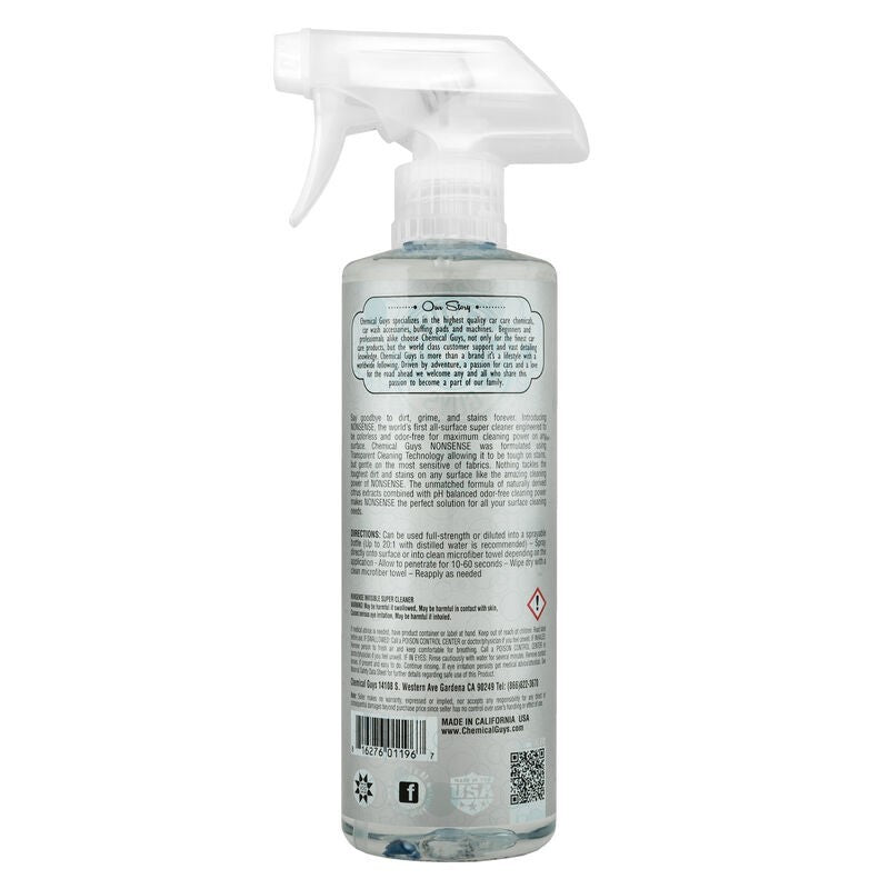 Chemical Guys Nonsense Colorless & Odorless All Surface Cleaner - 16oz –  StangMods LLC